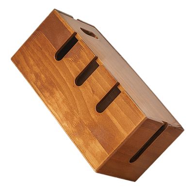 BUGUUYO Wooden Cord Organizer Cable Concealer Box Desk Cable Management System Large Cord Box