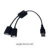DGFJY USB Splitter Y Cable 1 Male to 2 Female USB Expander Hub Multi USB Port Extender Data Charger Split Adapter for Laptop USB Hub Splitter Laptop USB Splitter view 3