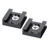OSALADI 2pcs Cold Shoe Mount Adapter Quick Release Flash Bracket for Cameras Compatible Threaded Accessories Black view 1