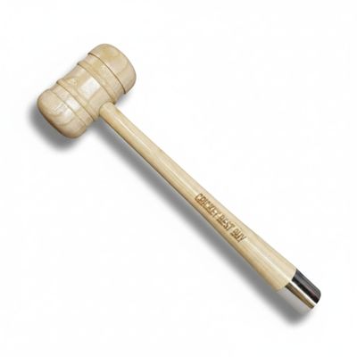 Bratla Cricket Bat Mallet & Cone Combo - Wooden Hammer for Effective Bat Knocking and Rubber Grip Application - Essential Cricket Accessories for Cricket Bat