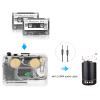 Janryzone Cassette Player-Cassette to MP3 Converter with Tape Converter Software- Auto Reverse Clear Stereo Cassette Tape Player-Built-in Cool Copper Wheel MovementEarphone view 3
