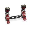 AMNOUR Aluminum Camera Articulating Magic Arm Dual Ball Head Extension Bar with 1/4" Screws for DSLR Camera Monitor Support (Color : Black) view 2