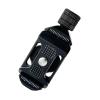 AMNOUR Ultra Lightweight Quick Release Fixture with 3/8 ""-1/4"" Screw Adapter for Camera Tripod pan tilt, Black, JTSF9648 view 1