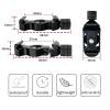 AMNOUR Ultra Lightweight Quick Release Fixture with 3/8 ""-1/4"" Screw Adapter for Camera Tripod pan tilt, Black, JTSF9648 view 4