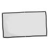 HOMSFOU 2pcs Projector Screen for Bedroom Office Classroom Wide View Light Absorbing Border High Durability view 1