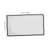 HOMSFOU 2pcs Projector Screen for Bedroom Office Classroom Wide View Light Absorbing Border High Durability view 3