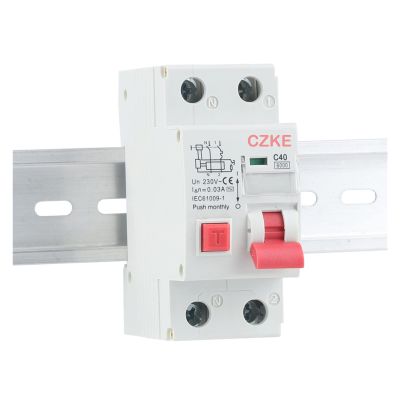 KKFAUS 30mA 230V 50/60 HZ Residual Current Circuit Breaker with Over Current and Leakage Protection (Color : 1P N, Size : 40A)