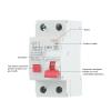 KKFAUS 30mA 230V 50/60 HZ Residual Current Circuit Breaker with Over Current and Leakage Protection (Color : 1P N, Size : 40A) view 2