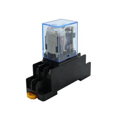 KKFAUS 10set AC/DC 12V 24V 36V 48V 110V 220V Coil Power Relay LY2NJ with Socket (Color : AC, Size : 36V)