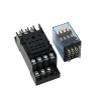 KKFAUS 1 Set MY4NJ Small Electromagnetic Power Relay AC 12V 24V 36V 48V 110V 220V 380V Coil 4NO 4NC DIN Rail 14 pins + Base Mini Relay (Color : DC, Size : 36V) view 2