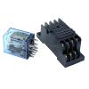 KKFAUS 10Pcs MY4NJ 14PIN 4DPDT Electronic Micro Mini Electromagnetic Relay 5A Coil with PYF14A Socket Base DC12V DC24V AC110V 220V (Size : DC12V) view 2