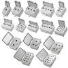 KKFAUS 1Pcs Indoor and Outdoor Waterproof Button Switch Control Box ABS Plastic Rainproof Electrical Protection Cover (Color : 2Hole-02) view 3