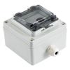 KKFAUS 1Pcs Indoor and Outdoor Waterproof Button Switch Control Box ABS Plastic Rainproof Electrical Protection Cover (Color : 2Hole-02) view 4
