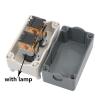 KKFAUS Control Box with Light Button Switch, Power Start Stop knob, 1234 Hole Reset, self Locking 12V 24V 220V 380V (Color : 1, Size : 380V) view 4