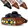 Art Tribute Personalized Camera Strap Colorful Hearts - Add Your Text and We Make It Especially For You Get Your Own Custom Camera Strap, No Shipping Cost view 1