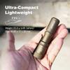 Manker E05 II (Al-Sand, Cool White Version, 6500K) Compact Flashlight, High Density LED Emitter 1300 Lumens,IPX8(W&R Filters view 4