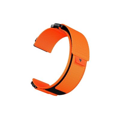 22 26MM Nylon Band Fit for Garmin Fenix7X/7X Pro/5X/6X Quick Release Strap for fenix5/6/7/Instinct Replacement Bracelet (Color : Orange, Size : 22mm)