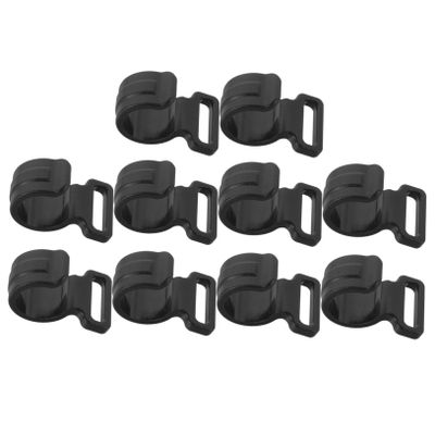 Yardwe 50pcs Tent Pole Hooks for Camping Heavy Duty Plastic Tent Accessories for Hanging Gear Clothes Supplies Hooks and Organization