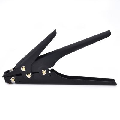 Heavy Duty Cable Tie Gun for 2.3-9.5mm Nylon Zip Ties - Electrician Tensioning Tool with Integrated Cutter for Wiring Projects Fast Binding and Cutting
