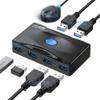 USB 3.0 Device Sharing Switch with 2 of USB 3.0 Inputs and 4 of USB 3.0 Outputs view 2