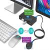 USB 3.0 Device Sharing Switch with 2 of USB 3.0 Inputs and 4 of USB 3.0 Outputs view 4