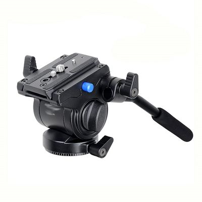 Handgrip Video Photography Fluid Drag Hydraulic Tripod Head and Quick Release Plate