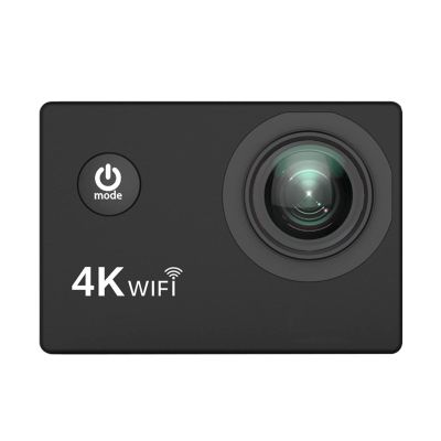 Action Camera Action Camera Full HD 4K 30fps WiFi 2.0" Screen Waterproof Underwater Camera Sports DV Cam Vlogging Camera (Bundle : Option 7 Color : Black) (Black Option 2)