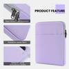 6-7 inch Kindle Paperwhite Sleeve for Kindle Paperwhite 6.8"/ Kindle 6 11th 2022, Fire HD 7, Kobo Clara 2E e-Reader 6" Sleeve Bag, Purple view 4