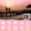 Instant Print Digital Camera with 2.4'' Screen for Kids 3-12 Years-HD 1080P Vdeio &12MP Photo,3 Rolls of Paper,Lanyard,Game and MP3 for Children's Birthday, Toys. (Pink) view 2