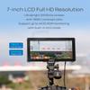 Shimbol M7 7" 2000nits DCI-P3 IPS Touchscreen On-Camera Field Monitor 4k HDR HDMI SDI Aluminum Shell with 3D LUT, False Color, Waveform, Focus Peaking (Exclude Battery) view 3