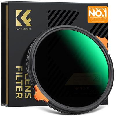 K&F CONCEPT 62mm True Color Variable Fader ND2-32 ND Filter and CPL Circular Polarizing Lens Filter in 1 for Camera Lens Neutral Density Polarizer Filter (Nano-X Series)
