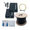 Klarotech Fiber Optic Network Expansion Kit  Pair of Gigabit Media Converters  Extend Ethernet Up to 500m Using Single Outdoor Fiber Optic Cable  Suitable for Aerial or Underground Conduit Runs view 1