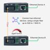 Klarotech Fiber Optic Network Expansion Kit  Pair of Gigabit Media Converters  Extend Ethernet Up to 500m Using Single Outdoor Fiber Optic Cable  Suitable for Aerial or Underground Conduit Runs view 2