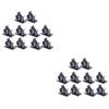 ARTIBETTER 60pcs Adjustable Cable Clips for Desk Adhesive Backed Wire Organizers Cable Clamp Cord Holder Plastic Clamps Under Desk view 1