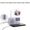 Hand Crank Emergency Radio, Portable AM FM Solar Radios with LED Flashlights for Emergencies view 4