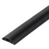 Stylish Black PVC Cable Protector/concealer,16M/52.5FT Sturdy And Cuttable Wire Sleeve Concealer, With Adhesive Strip And Flame Retardant For Server Rooms Airports Hospitals PC Home. ( Color : Black W view 1