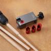 JALYKA Electric Drill Round Tool Fast Turning Round Wood Stick Square Wood to Round Wood Strip Metric British System Woodworking Tools (Color : Metric System) view 4