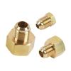 1pc Air Conditioning Copper Tube Female-Male sae Flare Thread Tube Adapter 1/4 3/8 1/2 5/8 3/4 Reducer Joint Brass Pipe fitting (Color : Without Nut, Size : Female 1l2 Male 5l8) view 4