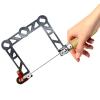 Woodworking Copying Saw Aluminum Adjustable Frame with Screw Tension for DIY Joinery Woodworking Tool 3"4"5"8"with 1pcs Blades (Color : Titanium 4 inch) view 1