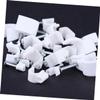 ARTIBETTER 200pcs Round Clips Nail-in Wire Clamps for Ethernet Cables White Cord Organizers for Clean Wiring and Easy Installation view 2