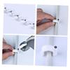 ARTIBETTER 200pcs Round Clips Nail-in Wire Clamps for Ethernet Cables White Cord Organizers for Clean Wiring and Easy Installation view 4