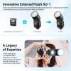 Godox V1Pro-F Flash Speedlite for Fujifilm, with Detachable Sub Flash SU-1, USB-C Charge Battery, 2.4G X Wireless HSS TTL Speedlight Flash view 3