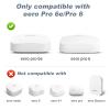 Wall Mount Holder for eero Pro 6e/Pro 6, No Messy Wires, Space Saving, Outlet Wall Bracket Only Compatible with eero Pro 6e/Pro 6 Mesh Wi-Fi System Router (1 Pack) view 2