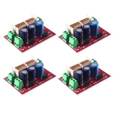 Kenntsh 400W Adjustable Speaker Crossover 2 Way Treble Audio Frequency 2 Unit Audio Frequency Divider Distributor Filters Updated Version