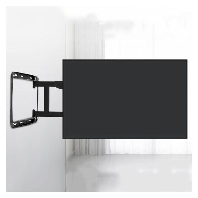 FAFACAI 32"-75" Wall-Mounted TV Bracket Four-arm Load-Bearing Extension Tilt-Swivel Universal TV Fixed Wall-mounting Bracket, Maximum Hole Spacing 400x400mm