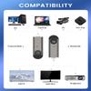 Wireless HDMI Transmitter and Receiver, Support 2.4G/5G Portable Wireless HDMI Extender Kit, Plug & Play, No APP Required, for Streaming Video/Audio from Laptop/PC to HDTV/Projector/Monitor view 3