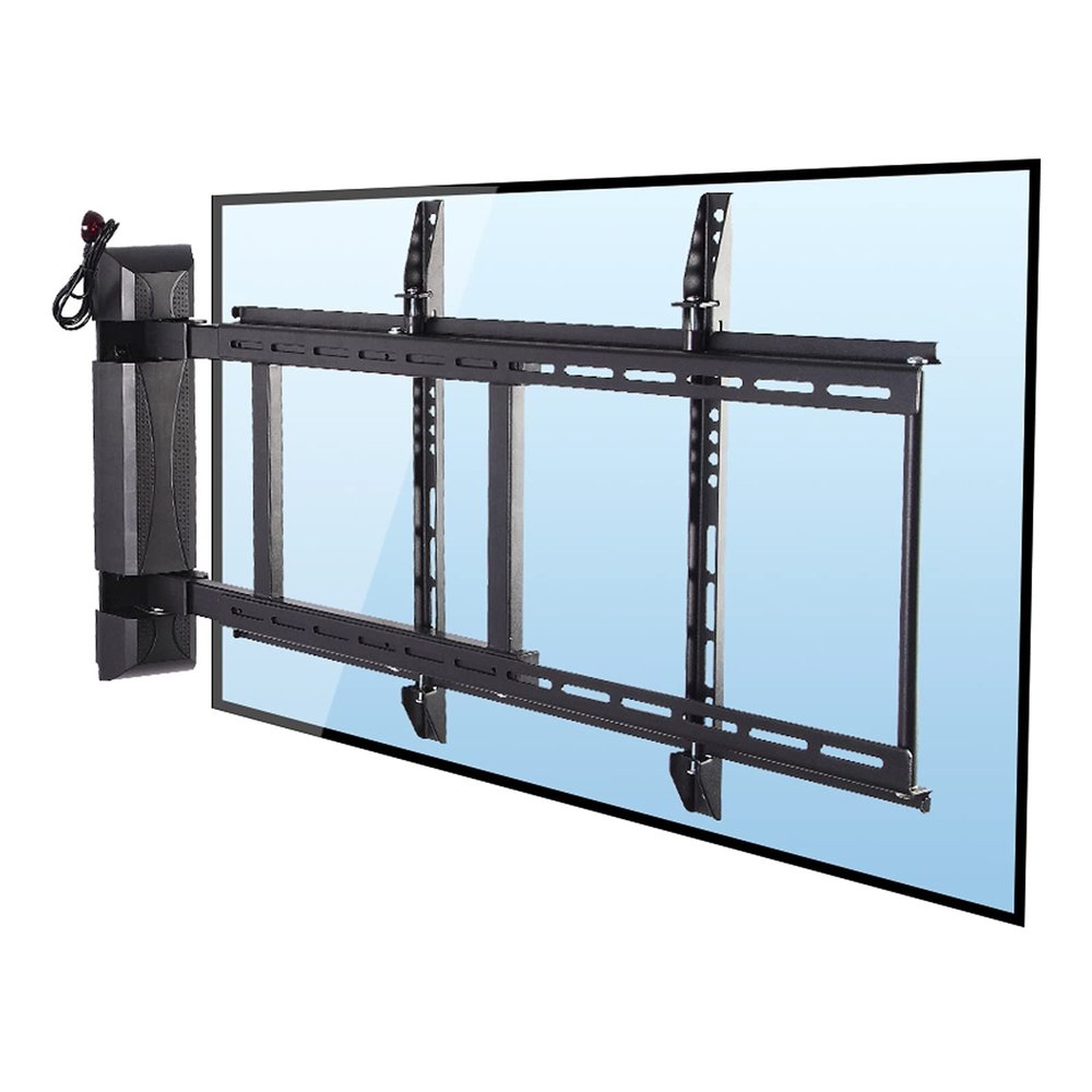 FAFACAI TV Base Bracket Universal Electric TV Stand Remote Control Wall Mount TV Swivel Bracket Smart Fixed Wall TV Mount Fits Most 32-55 Inch Flat Screen TV TV Mount