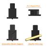 DUROCK Plate Mount Stabilizer V3, Innovative Pre-Clipped Stem for Minimum Wire Wobble 2U 6.25U 7U Keyboard Stabilizers (V3 Black Gold 100% Kit) view 3