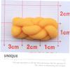 40pcs Resin Bread Cookie Charms for Hair Accessories and Phone Cases view 2