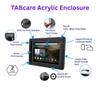 TABcare Anti-Theft Acrylic VESA Enclosure for Galaxy TAB S9 FE+ 12.4" with Free Wall Mount Kit & 90-Degree Angle Charge Cable (TAB S9 FE+ 12.4, White) view 4